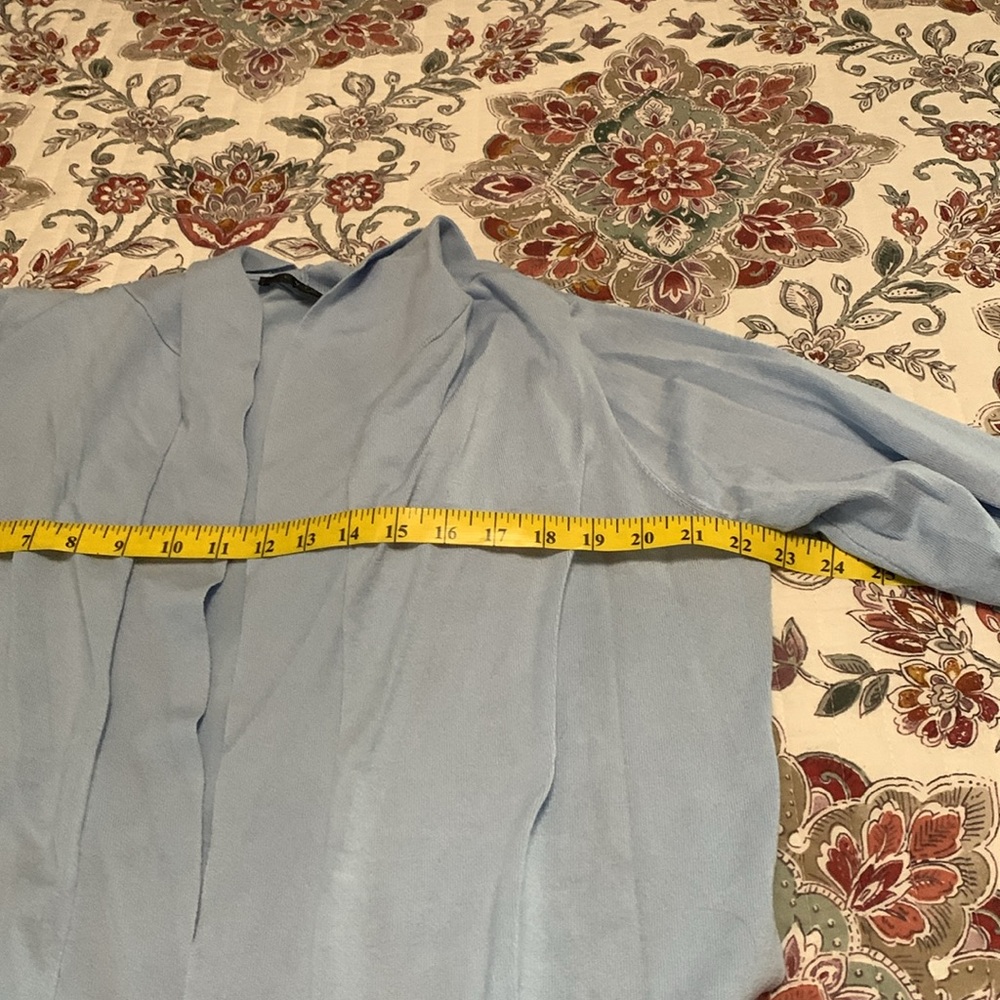 Women’s Cyrus long, hooded cardigan, light blue - Picture 6 of 9